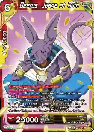 BT21-143 SR Beerus, Judge of Ruin