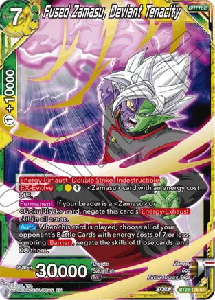 BT23-135 SR Fused Zamasu, Deviant Tenacity