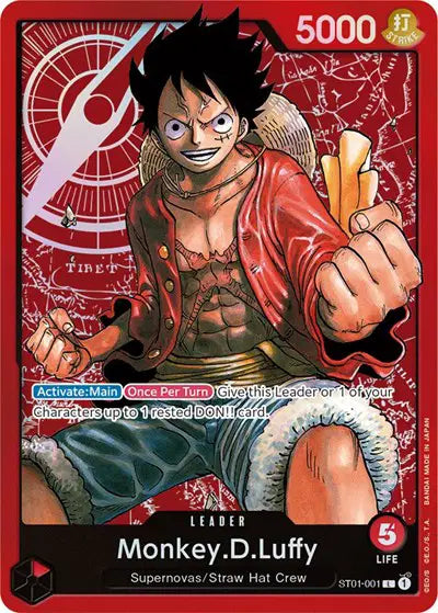 Monkey D. Luffy ST01-001 L Foil