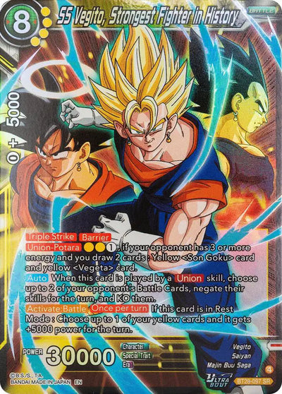 BT28-097 SR SS Vegito, Strongest Fighter in History