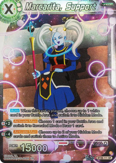 BT28-111 SR Marcarita, Support