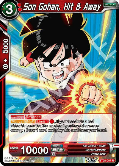BT28-007 R Son Gohan, Hit & Away