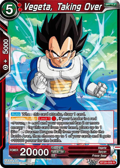 BT28-009 R Vegeta, Taking Over