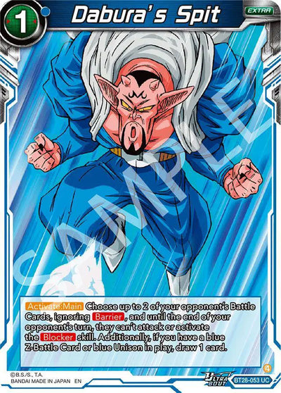 BT28-053 UC Dabura's Spit Foil