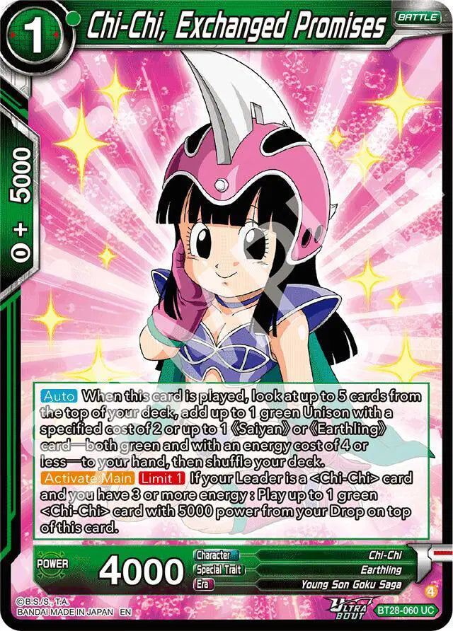 BT28-060 UC Chi-Chi, Exchanged Promises Foil