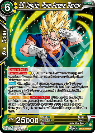 BT28-098 R SS Vegito, Pure Potara Warrior