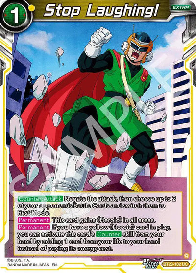 BT28-102 UC Stop Laughting! Foil