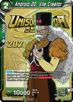 BT5-070 UC Android 20, Vile Creator - Foil Promo