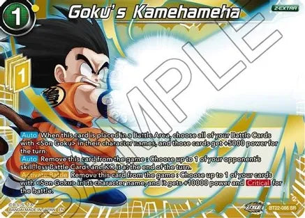 BT22-086 SR Goku's Kamehameha