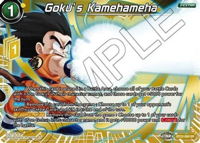 BT22-086 SR Goku's Kamehameha