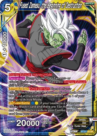 BT23-133 SR Fused Zamasu, the Beginning of Destruction