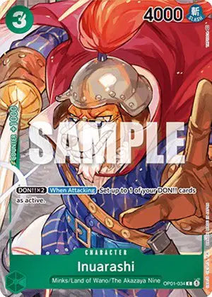 Inuarashi OP01-034 C Foil Alt Art