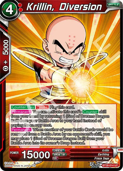 BT28-014 UC Krillin, Diversion Foil
