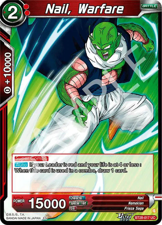 BT28-017 UC Nail, Warfare Foil