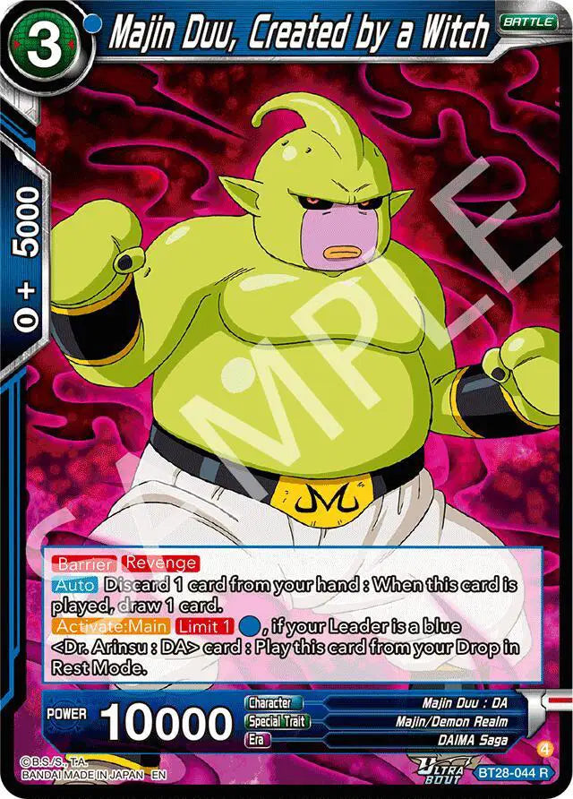 BT28-044 R Majin Duu, Created by a Witch