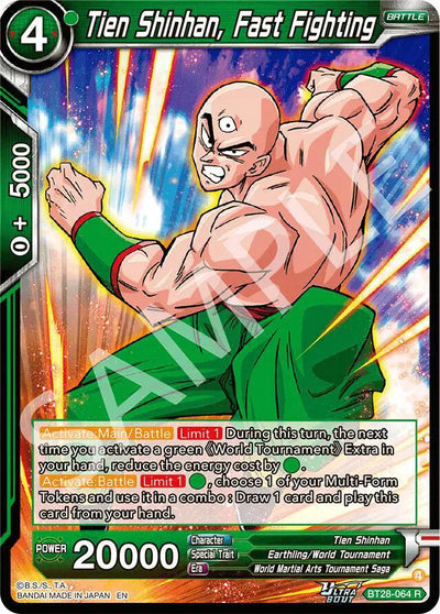 BT28-064 R Tien Shinhan, Fast Fighting