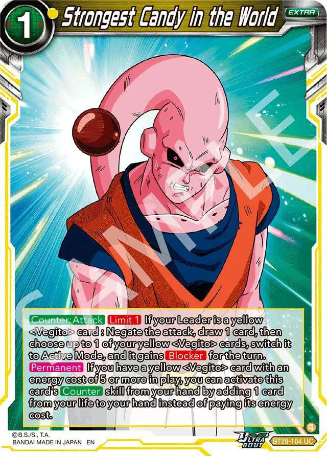 BT28-104 UC Strongest Candy in the World Foil