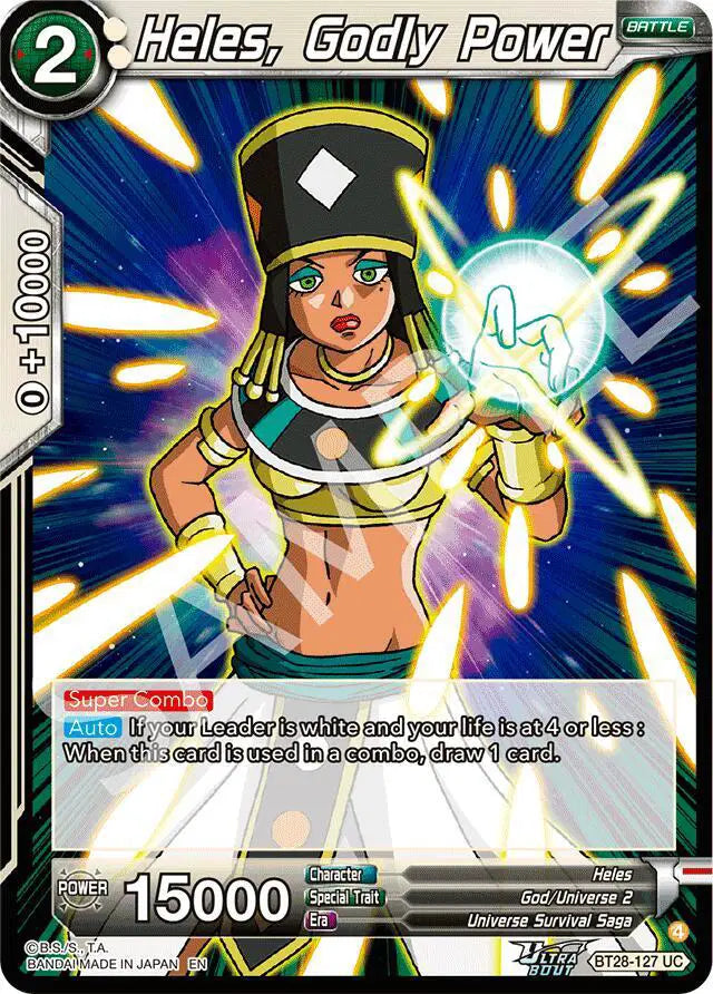 BT28-127 UC Heles, Godly Power Foil