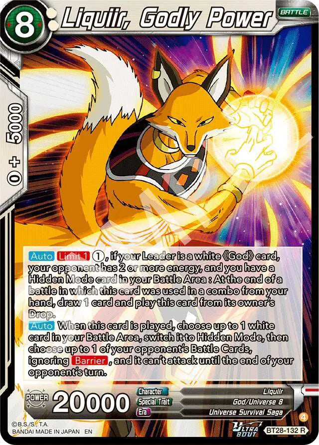 BT28-132 R Liquir, Godly Power