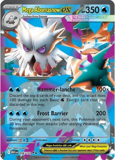 Mega Abomasnow ex 036/132 Mega Evolution